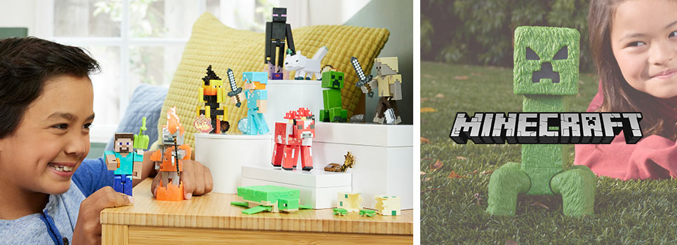 Minecraft legetøj, tøj og udklædning