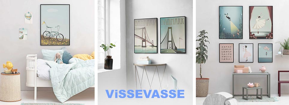 Vissevasse plakater og spil