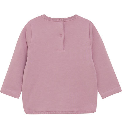 Minymo Sweatshirt - Dawn Pink m. Pingvin