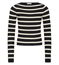 Grunt Bluse - Rib - Cropped - GrLethBridge - Sort
