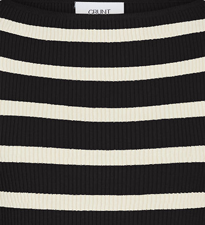 Grunt Bluse - Rib - Cropped - GrLethBridge - Sort