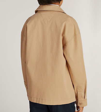 Tommy Hilfiger Skjorte - Utility Overshirt - Classic Khaki