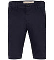 Calvin Klein Bukser - Sateen Chino - Night Sky