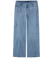 LMTD Jeans - Cargo - NlfNaraizza - Medium Blue Denim
