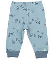 Joha Leggings - Uld/Bomuld - Blå