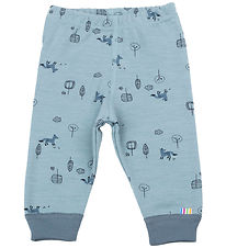 Joha Leggings - Uld/Bomuld - Blå
