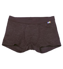 Joha Boxershorts - Uld - Mørk Brun