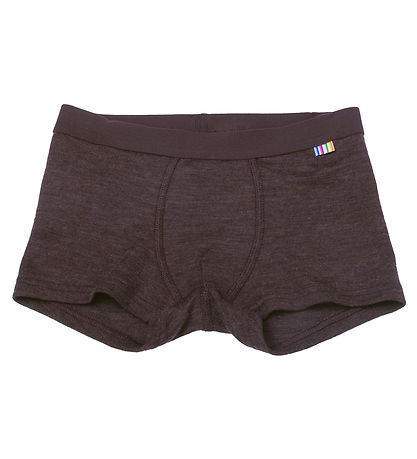 Joha Boxershorts - Uld - Mørk Brun