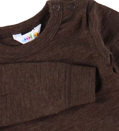 Joha Bluse - Uld - Mørk Brun