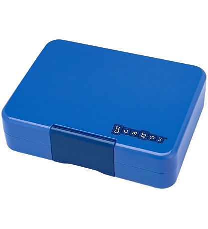 Yumbox Madkasse m. 3 Rum - Bento Snack - Surf Blue - Dino Tray