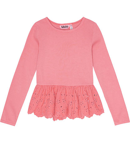 Molo Bluse - Rib - Riana -  Flamingo Plume