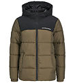 Jack & Jones Dynejakke - JjMoon - Canteen/Blocking