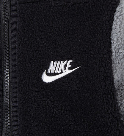 Nike Fleecejakke - Sort/Grå