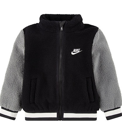 Nike Fleecejakke - Sort/Grå