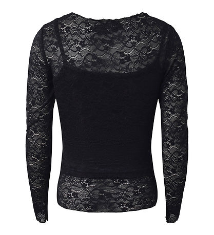 Hound Bluse - Lace Top - Black
