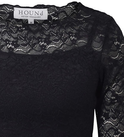 Hound Bluse - Lace Top - Black