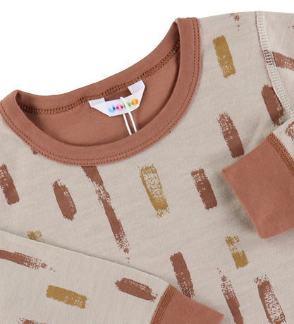 Joha Bluse - Uld/Bomuld - Beige