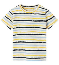 Name It T-shirt - NbmVroels - Jet Stream m. Striber