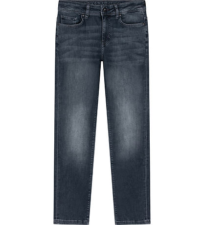 Indian Blue Jeans Jeans - Wide Straight Fit - Dark Grey Denim