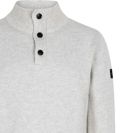 Indian Blue Jeans Bluse - Strik - Grå