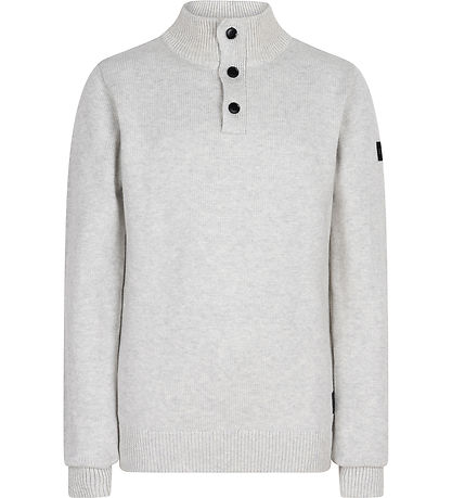 Indian Blue Jeans Bluse - Strik - Grå