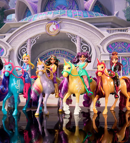 Unicorn Academy Legetøjsfigurer - 23,5 cm - Valentina & Cinder
