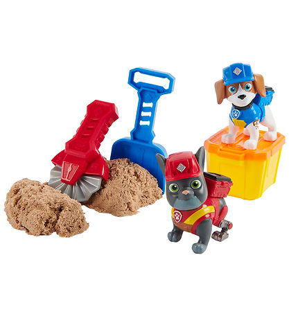 Rubble & Crew Legetøj - Charger & Wheeler m. Kinetisk Sand