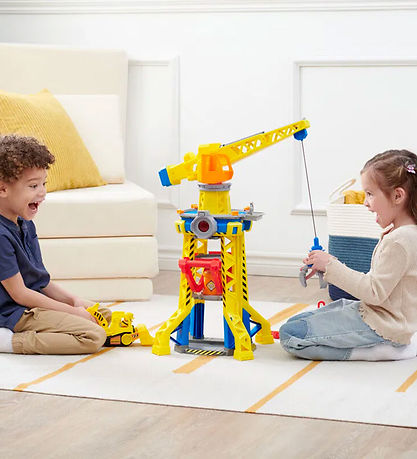 Rubble & Crew Legetøj - 60 cm - Bark Yard Crane Tower