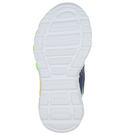 Skechers Sko - Flex-Glow Bolt - Navy/Multi
