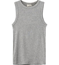 Sofie Schnoor Tanktop - Rib - Jullie - Grey Melange