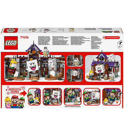 LEGO® Super Mario - King Boos Hjemsøgte Palæ 71436 - 932 Dele