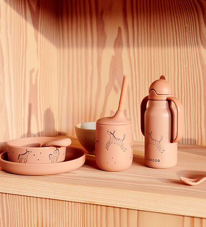 Liewood Spisesæt - Silikone - 4 Dele - Ryle - Unicorn/Pale Tusca