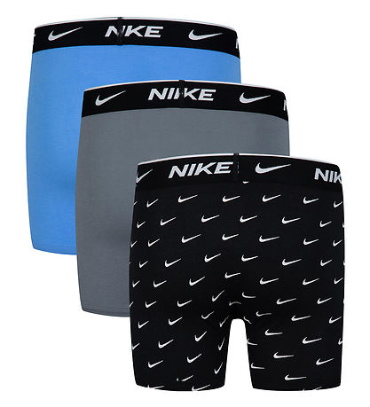 Nike Boxershorts - Dri-Fit Everyday - 3-Pak - Sort/Grå/Blå