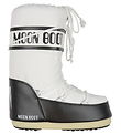 Moon Boot Vinterstøvler - Icon Nylon - Sort/Hvid