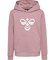 Hummel Hættetrøje - HmlCuatro - Woodrose