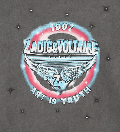 Zadig & Voltaire T-shirt - Sort m. Print
