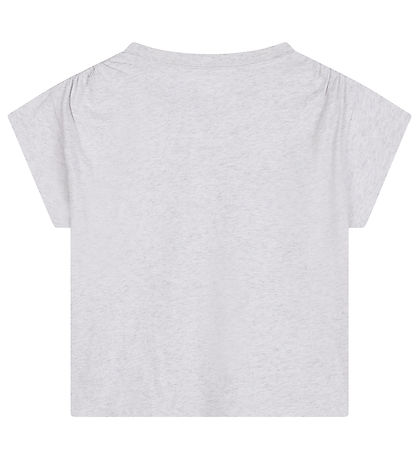 Zadig & Voltaire T-shirt - Lyesgråmeleret m. Print
