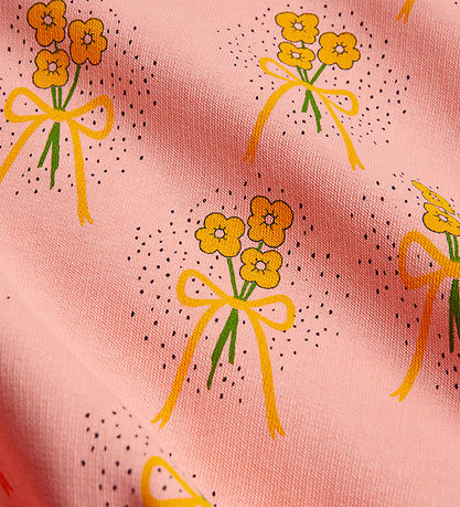Mini Rodini Sweatpants - Winter Flowers Aop - Pink