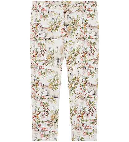 Hust and Claire Leggings - Lisa - Oat Milk m. Enhjørninge