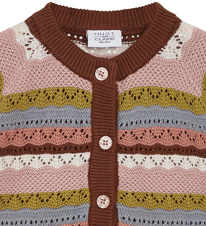 Hust and Claire Cardigan - Strik - Carren - Dusty Rose m. Hulmøn