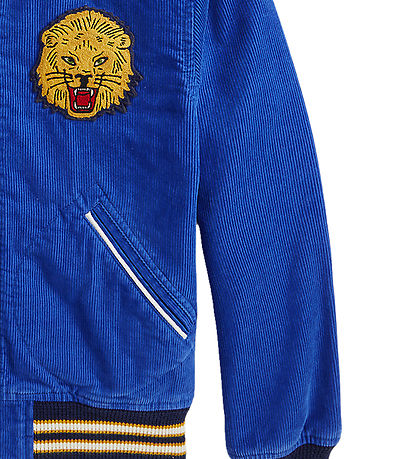 Polo Ralph Lauren Jakke - Fløjl - Blå m. Løve