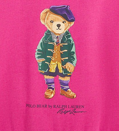 Polo Ralph Lauren Sweatshirt - Pink m. Bamse