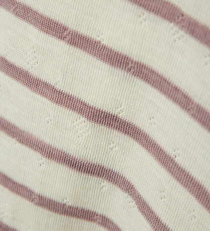 Name It Bluse - Uld - NmfWang - Snow White/Purple dove