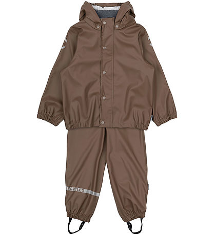 Mikk-Line Regntøj - PU - Recycled - Chocolate Chip