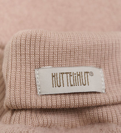 Huttelihut Luffer - Uldfleece - 2-lags - Mahogany Rose