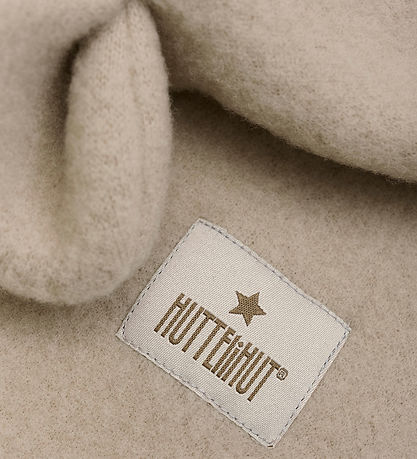 Huttelihut Elefanthue - Uldfleece - 1-lags - Camel Melange m. Ør