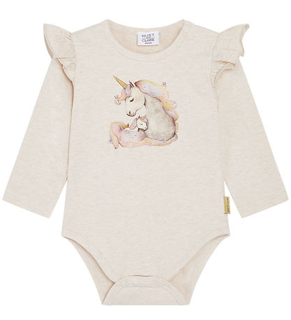 Hust and Claire Body l/æ - Bri - Wheat Melange m. Glimmer