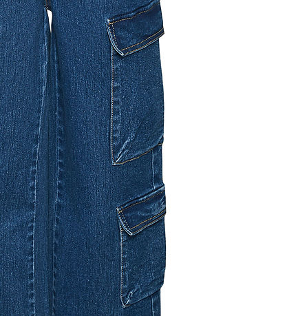 Vero Moda Girl Jeans - Cargo - VmDaisy - Medium Blue Denim