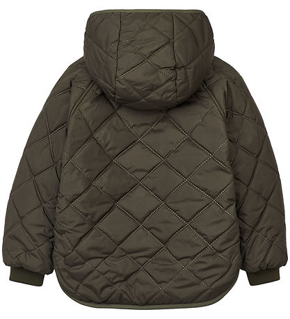Liewood Termojakke/Fleecejakke - Jackson - Vendbar - Army Brown 