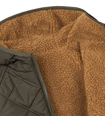 Liewood Termojakke/Fleecejakke - Jackson - Vendbar - Army Brown 